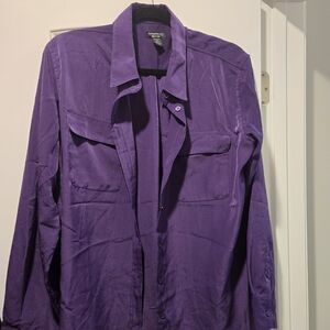 Holiday sale Purple blouse xl n